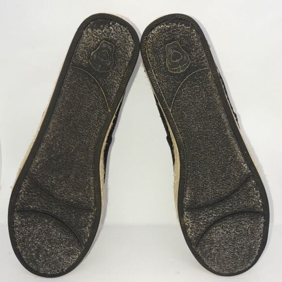 Bobs By Skechers Highlight High Jinx Espadrilles Women's Size 9.5 Black, Tan - Picture 7 of 8